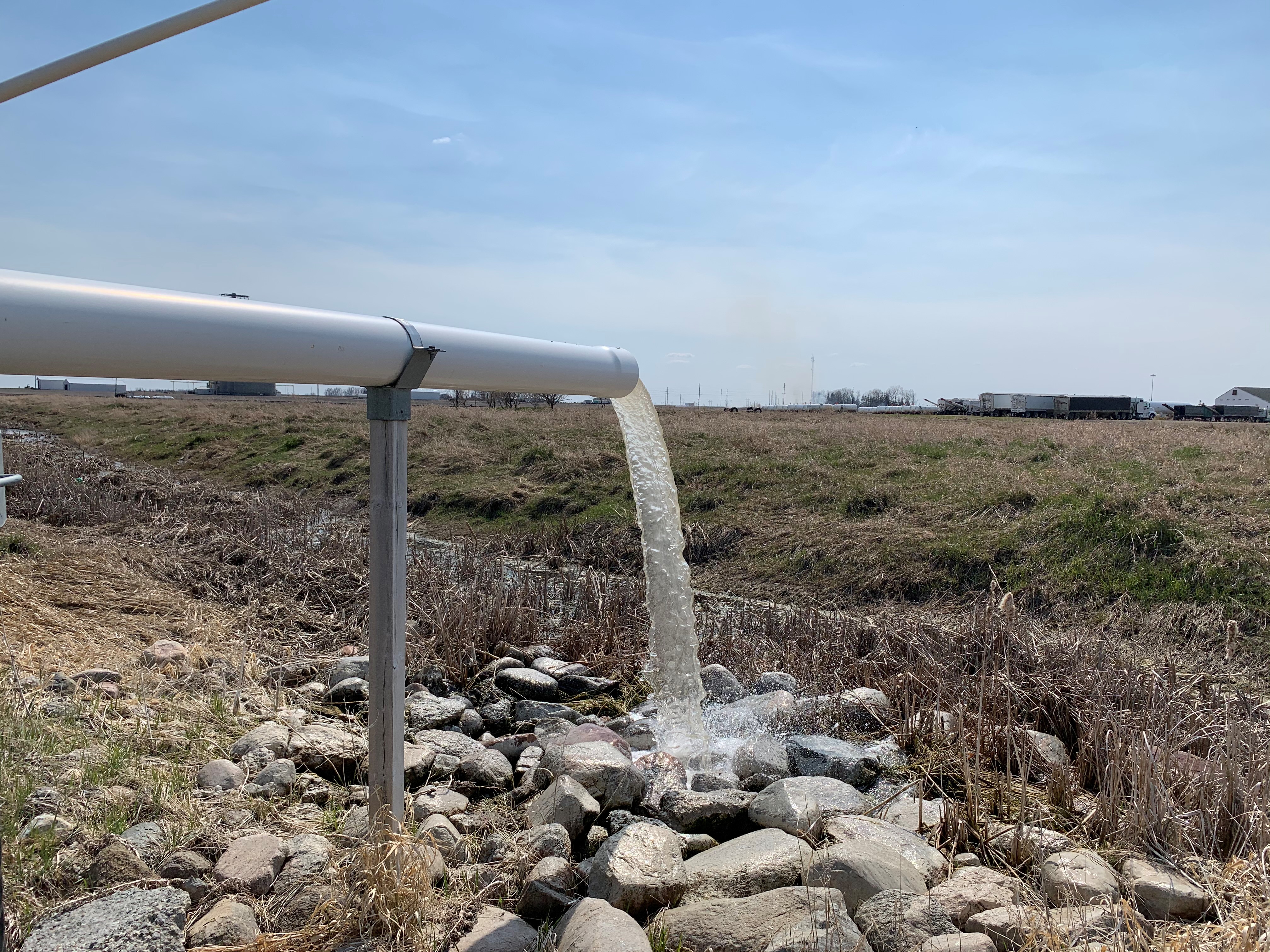 Picture of the NDSU Langdon Research Extension Center Groundwater Management Research Project Lift Station