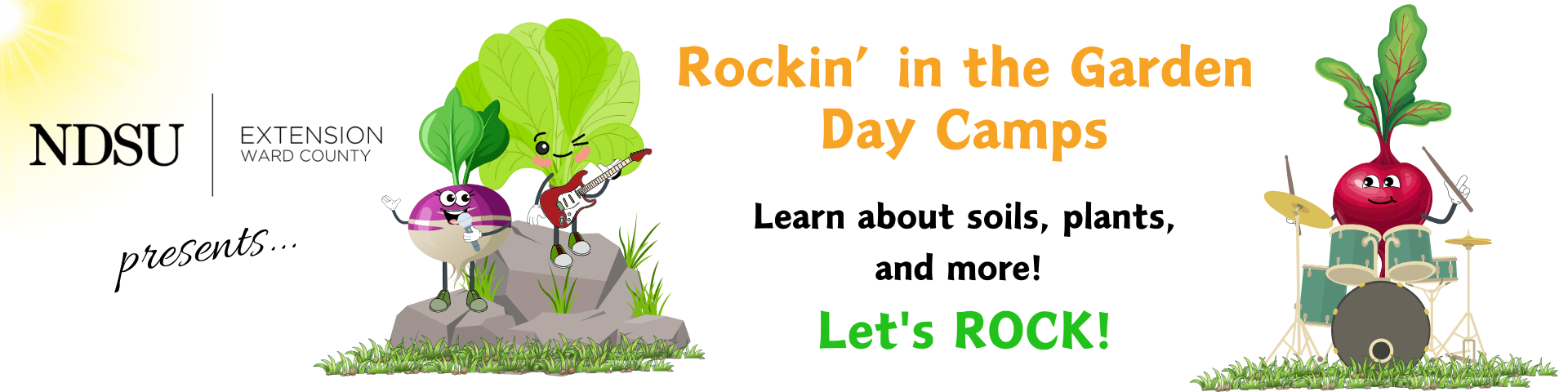 presenting Rockin' in the Garden Day Camp