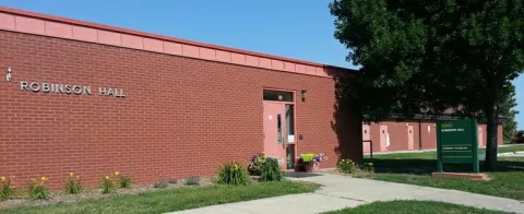 Robinson Hall at NDSU - red brick building 