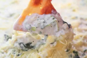 Soy and Spinach Artichoke Dip