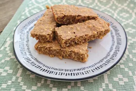 Banana Soy Baked Bars