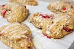 Strawberry Cardamom Scones