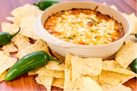 Cheesy Barbecue Bean Dip