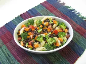 "Lite" Italian Pasta Bean Salad