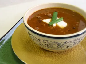 Sweet Potato Black Bean Soup