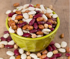 Beans in a bowl