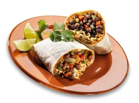 Black Bean and Rice Burritos