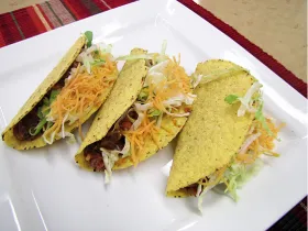 Pinto Bean Beef Tacos