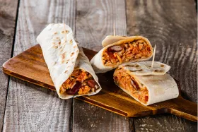 Red Beans and Rice Burritos