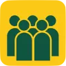An icon representing a group of people
