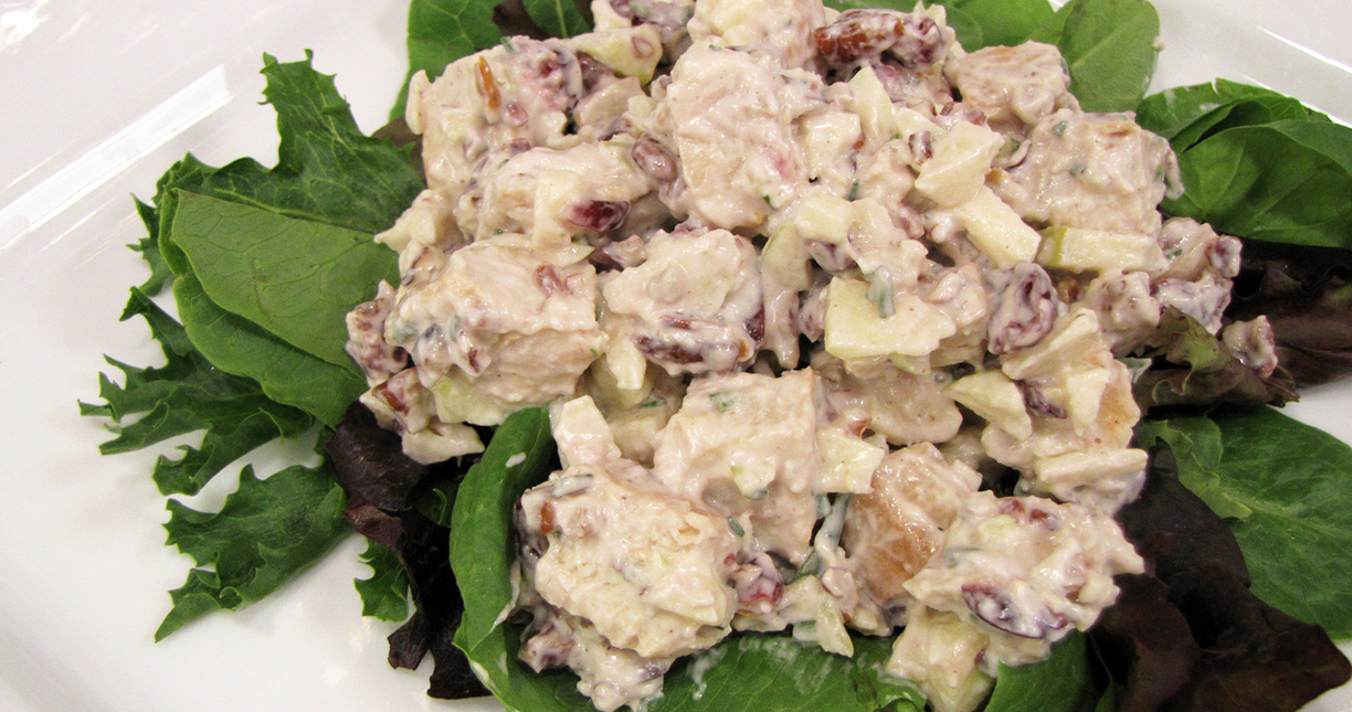 Rosemary Apple Pecan Chicken Salad