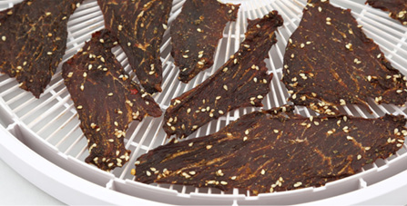 *Use home-dried jerky within two months.