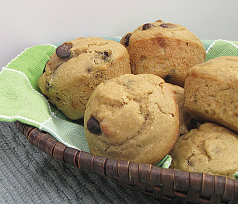 Chocolate Chip Bean Muffins