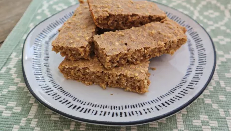 Banana Soy Baked Bars