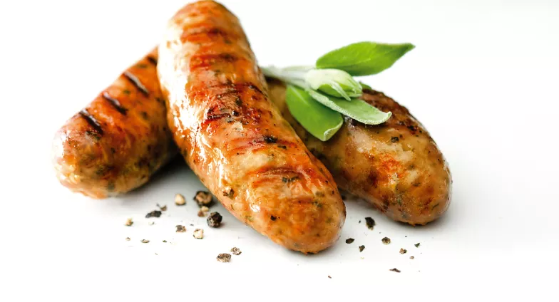 sausage links with seasoning