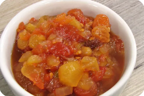 Tomato-Apple Chutney